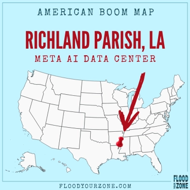 Meta AI Data Center in Richland Parish Louisiana brings opportunities for Solopreneurs