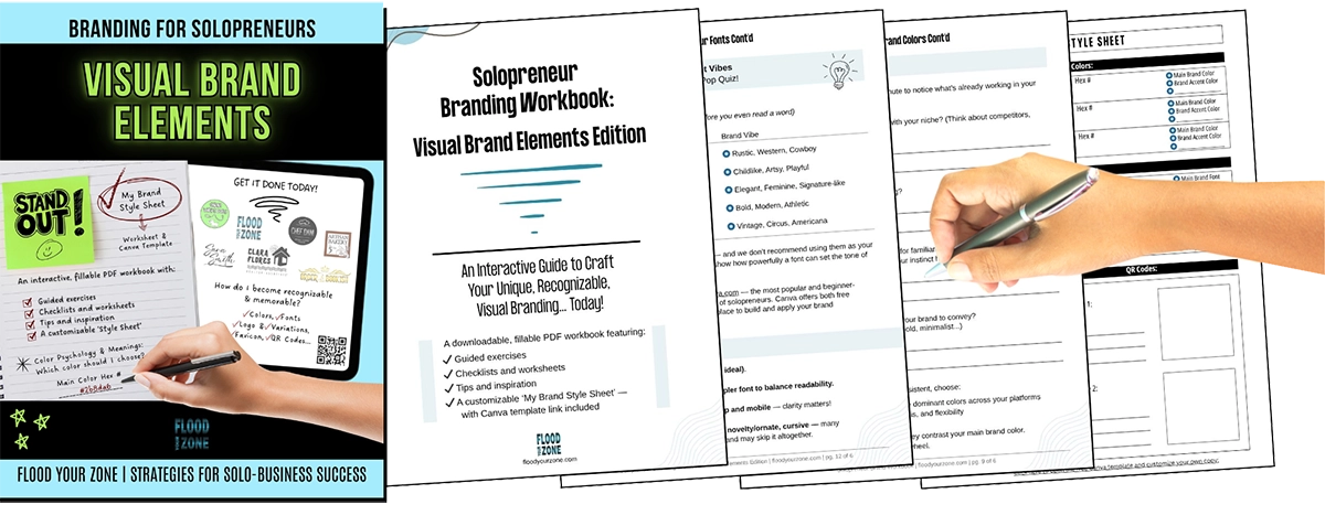 Branding DIY Resources and Tools by Flood Your Zone