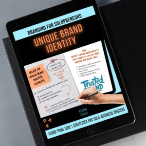 Flood Your Zone - Solopreneur Unique Brand Identity Workbook